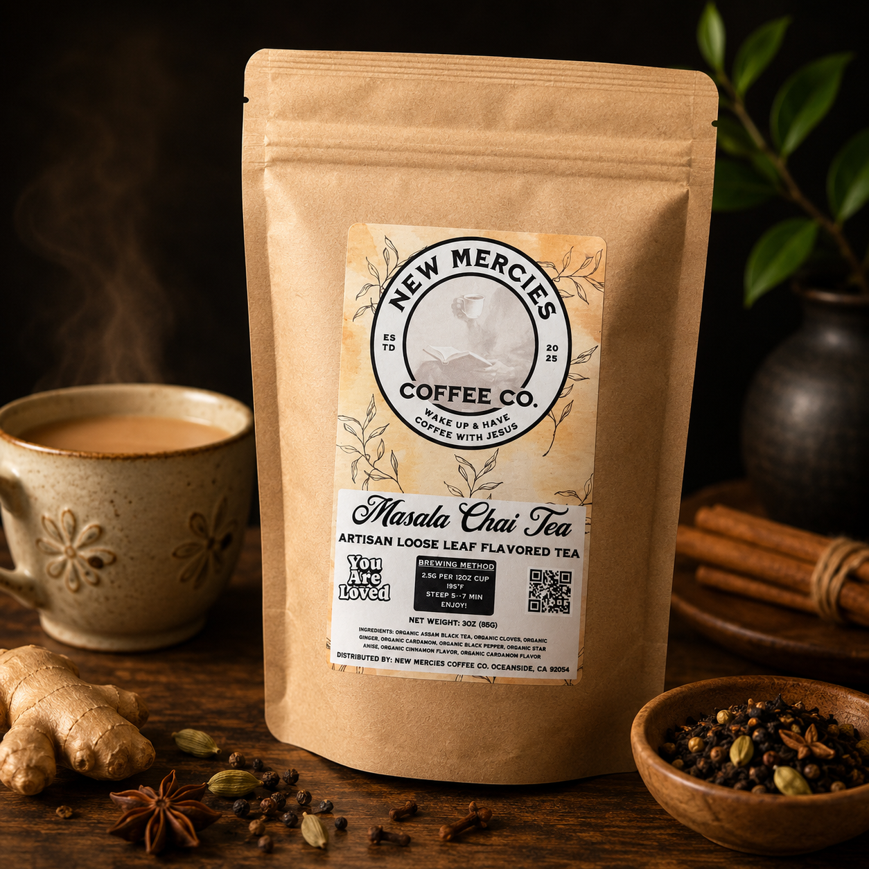 Masala Chai Tea | New Mercies Coffee Co.