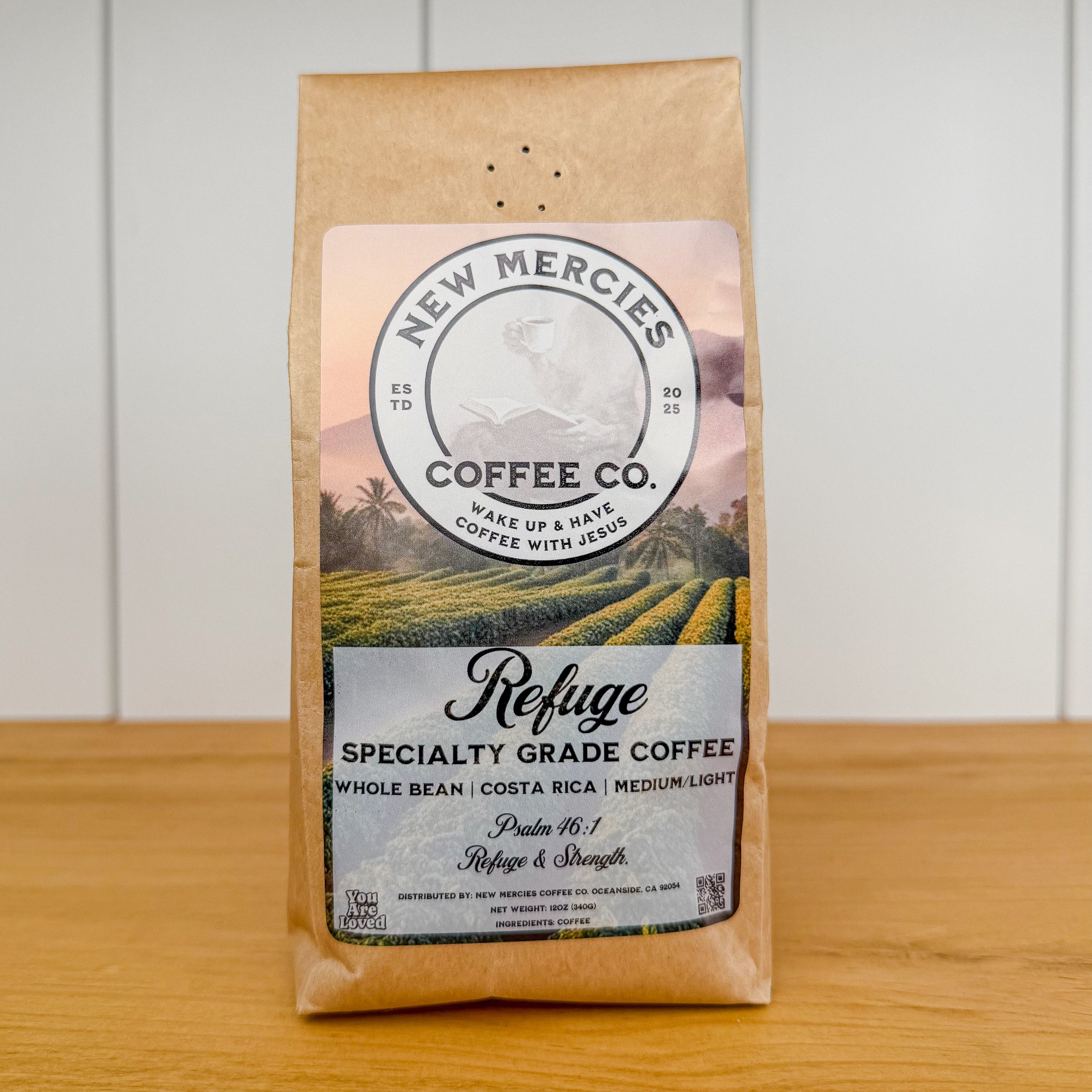 Costa Rica single-origin specialty coffee bag | New Mercies Coffee Co.