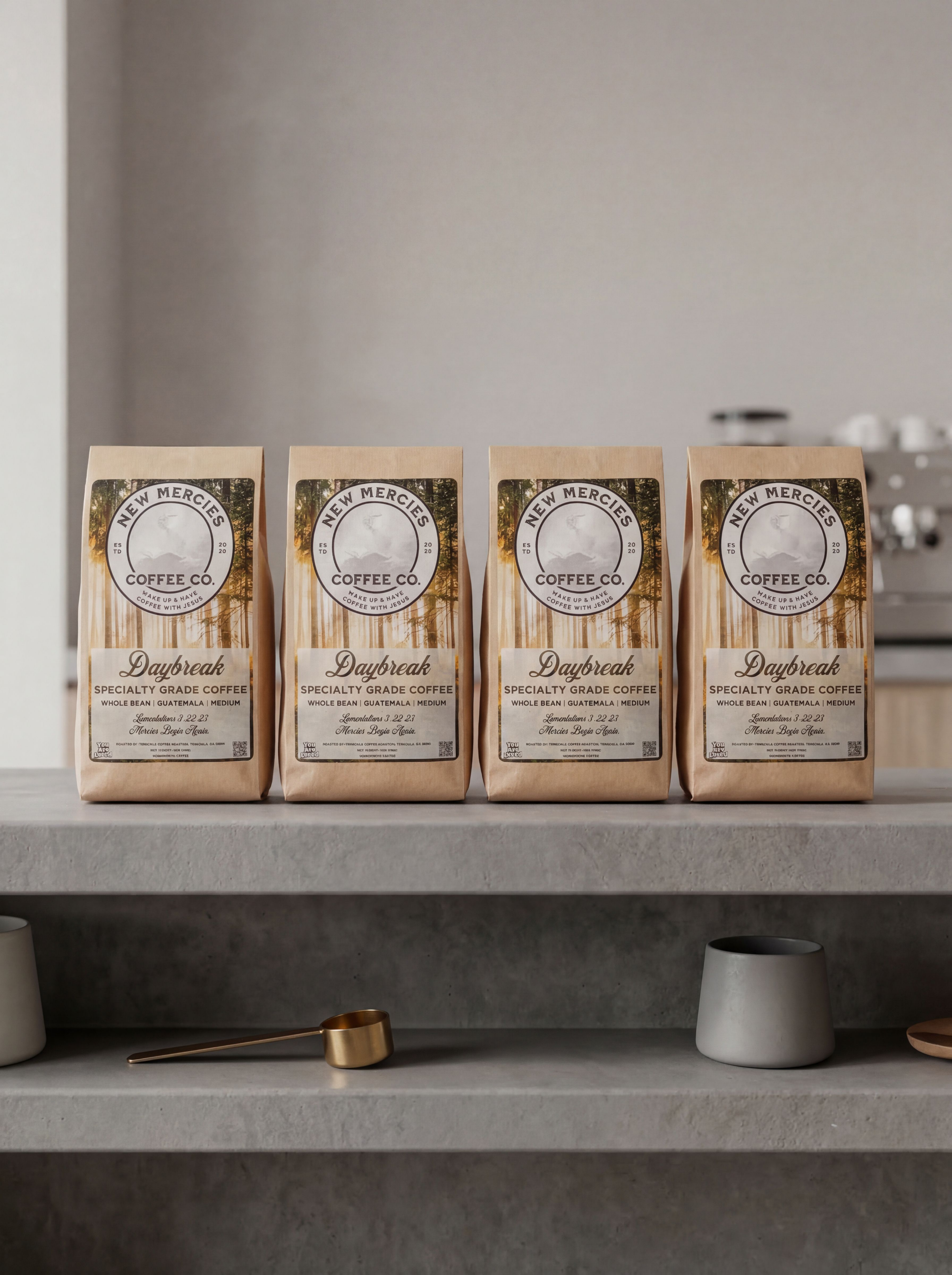 Four packages of Guatemala single-origin specialty coffeee | New Mercies Coffee Co.