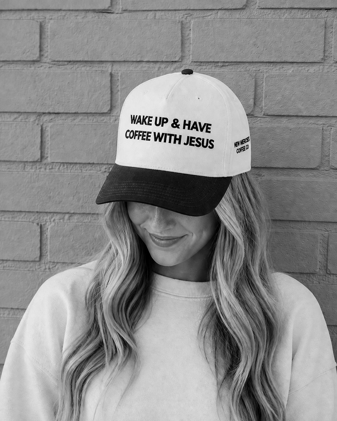 "Wake Up & Have Coffee With Jesus" Hat