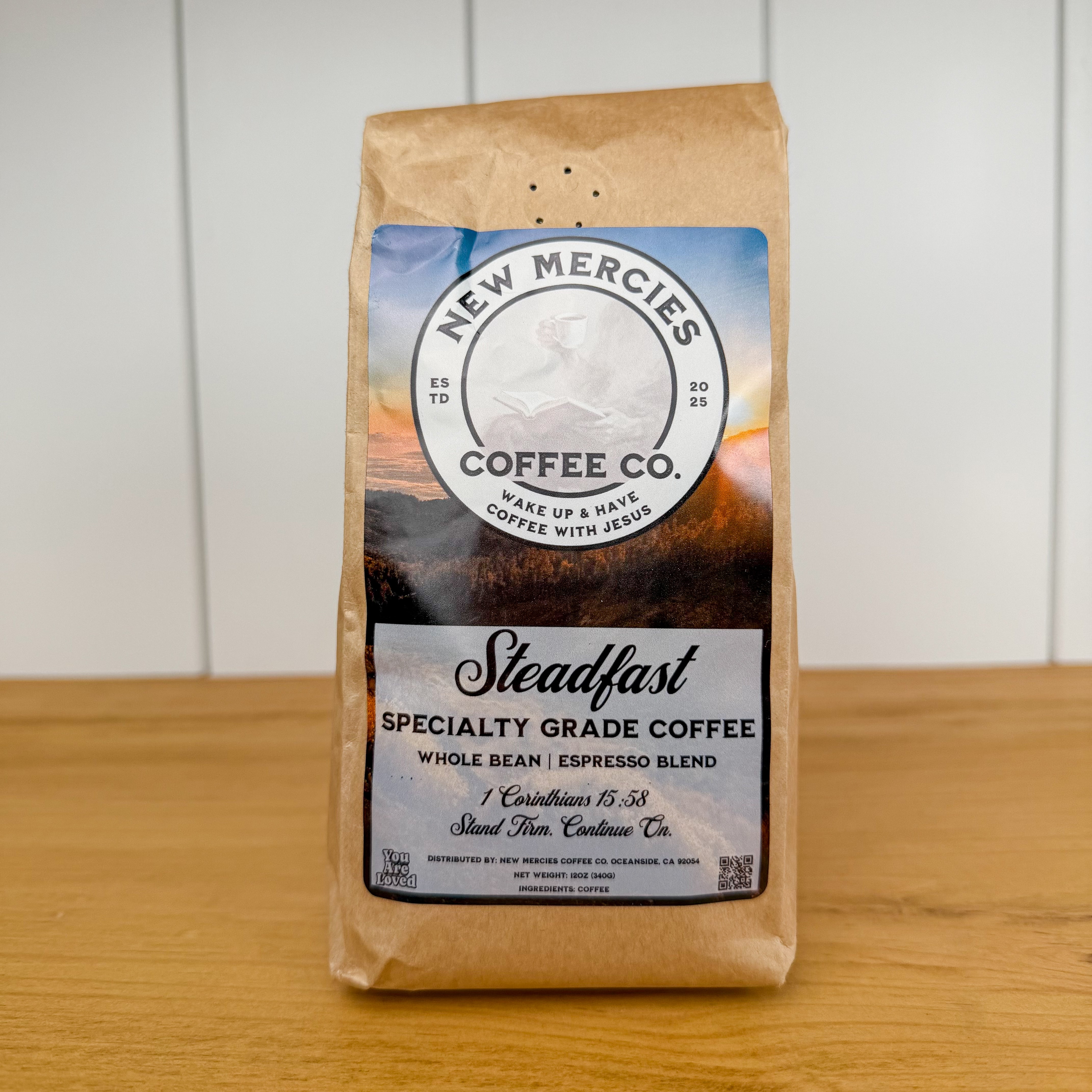 Steadfast  Espresso Blend Coffee Bag | New Mercies Coffee Co.